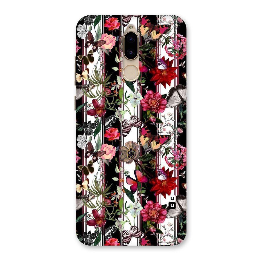 Butterfly Flowers Back Case for Honor 9i