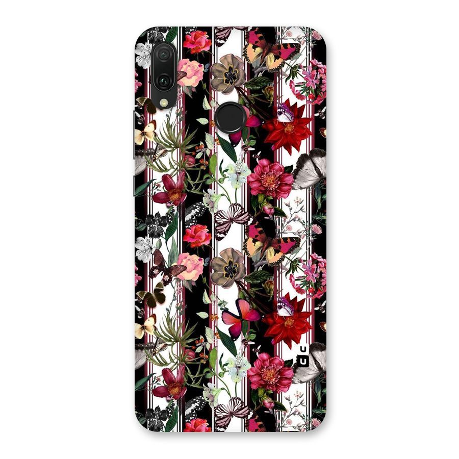 Butterfly Flowers Back Case for Huawei Y9 (2019)