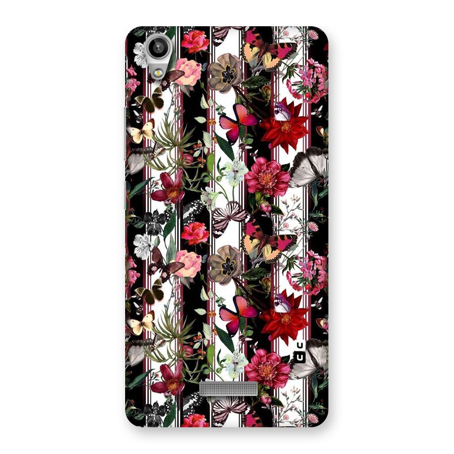 Butterfly Flowers Back Case for Lava-Pixel-V1