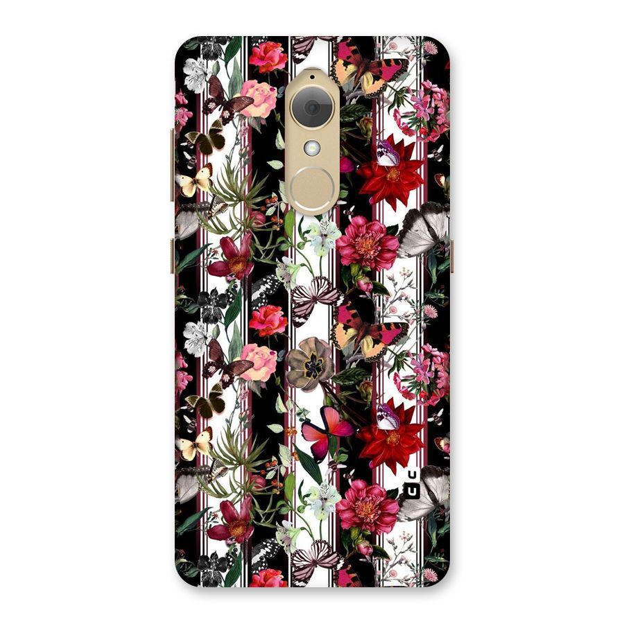 Butterfly Flowers Back Case for Lenovo K8