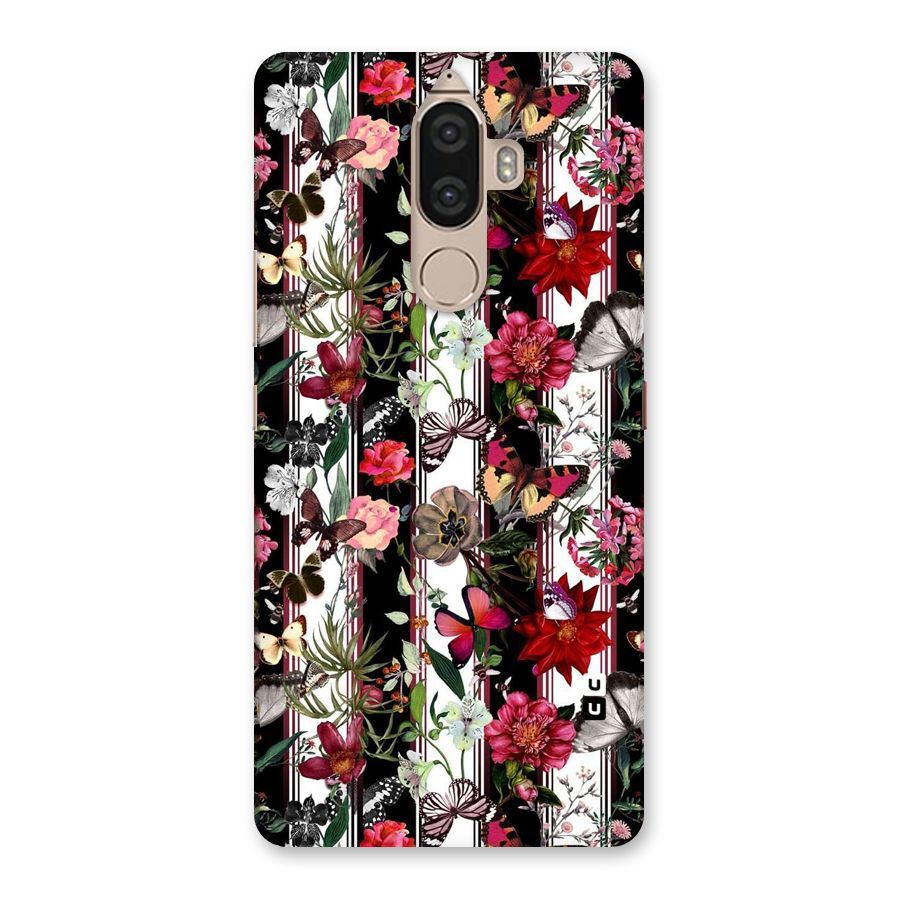 Butterfly Flowers Back Case for Lenovo K8 Note
