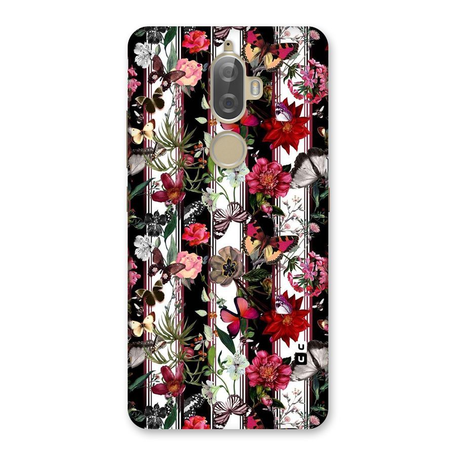 Butterfly Flowers Back Case for Lenovo K8 Plus