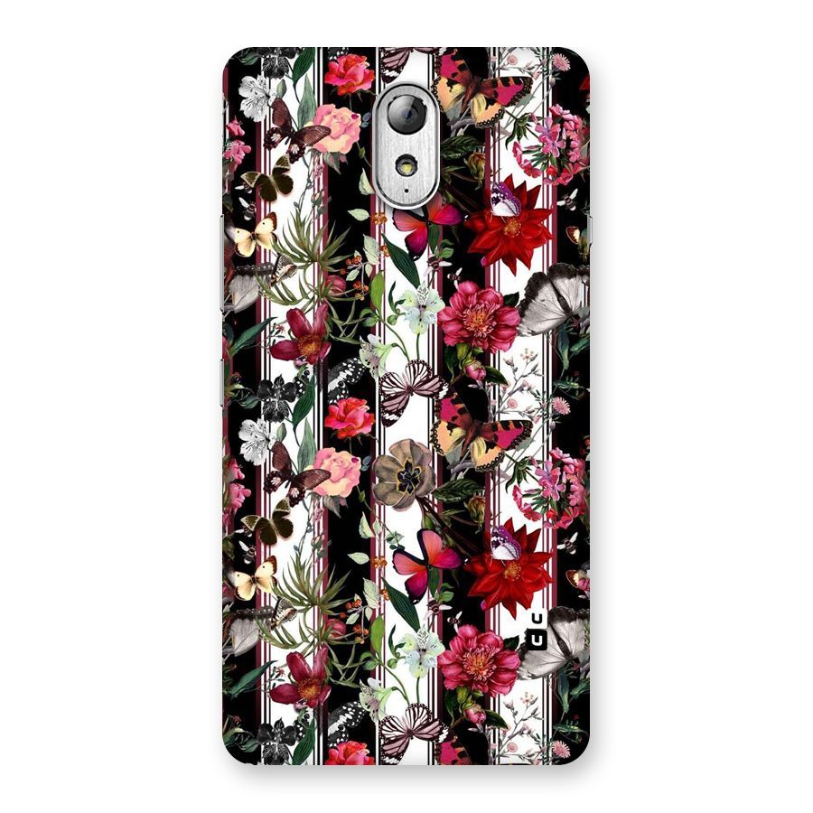 Butterfly Flowers Back Case for Lenovo Vibe P1M