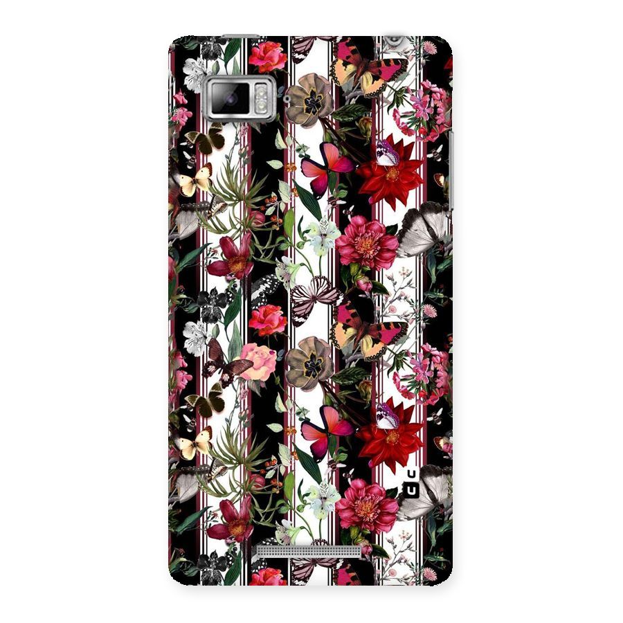Butterfly Flowers Back Case for Lenovo Vibe Z K910
