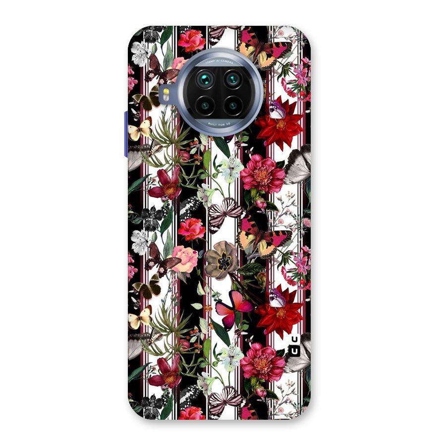 Butterfly Flowers Back Case for Mi 10i