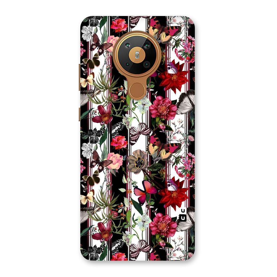 Butterfly Flowers Back Case for Nokia 5.3