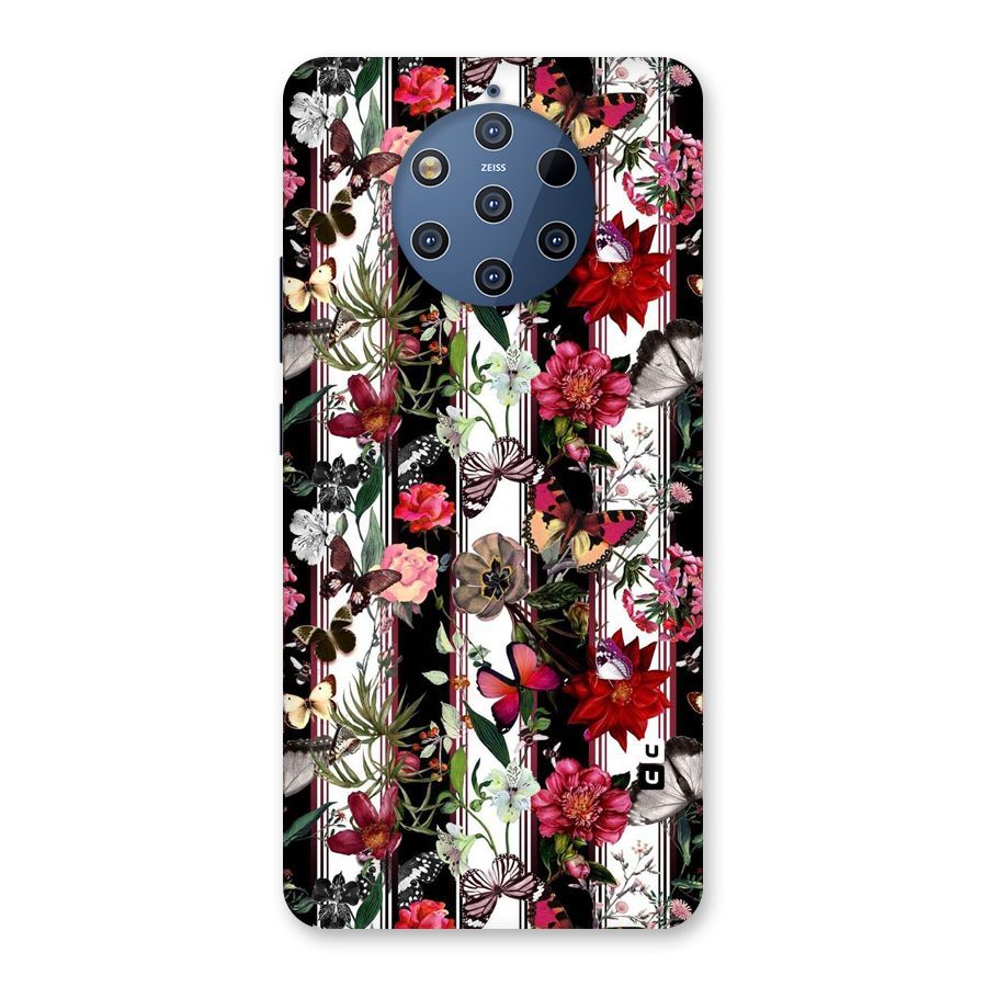 Butterfly Flowers Back Case for Nokia 9 PureView