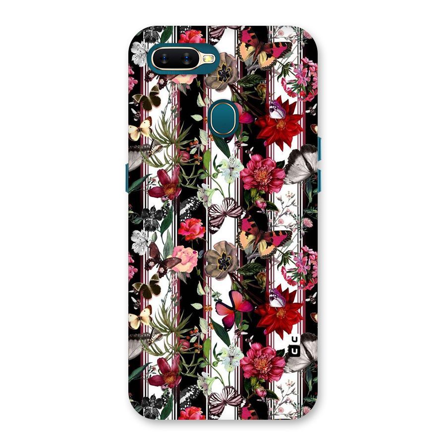 Butterfly Flowers Back Case for Oppo A11k