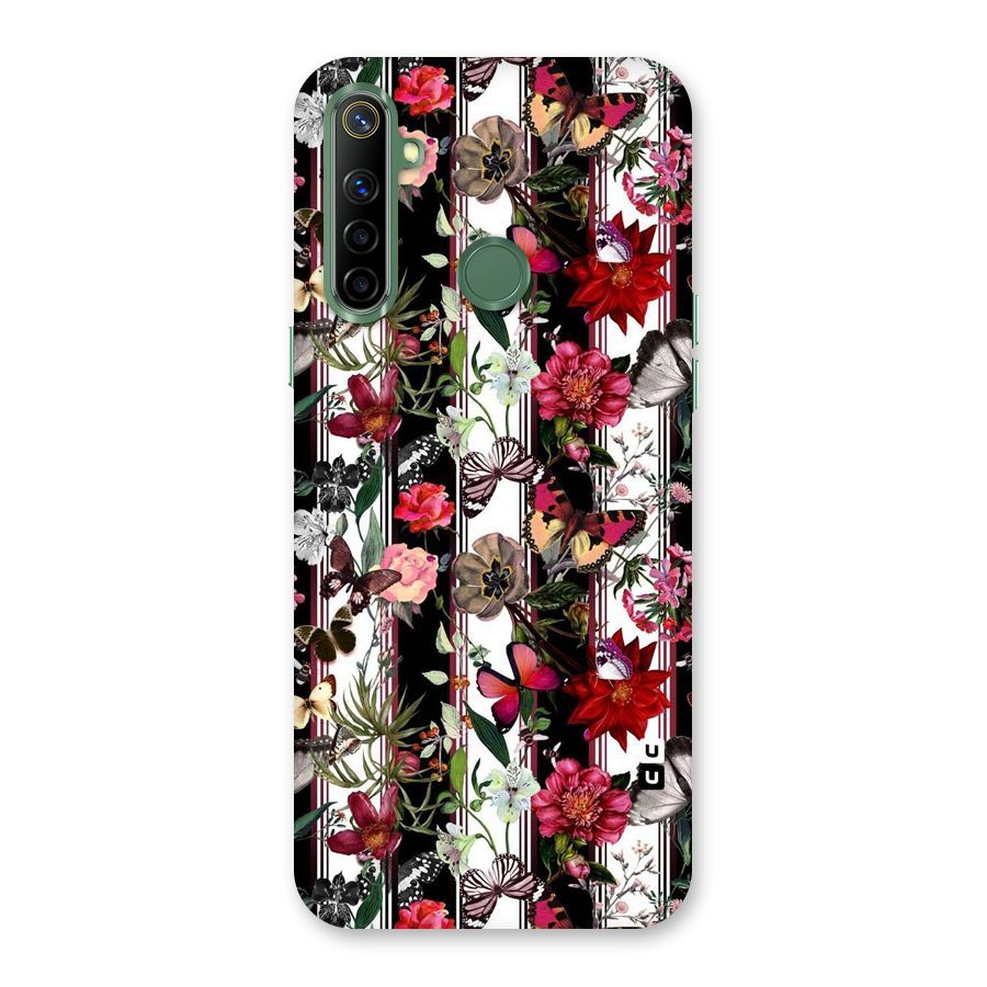 Butterfly Flowers Back Case for Realme Narzo 10