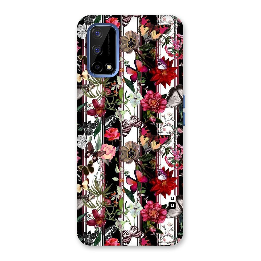 Butterfly Flowers Back Case for Realme Narzo 30 Pro