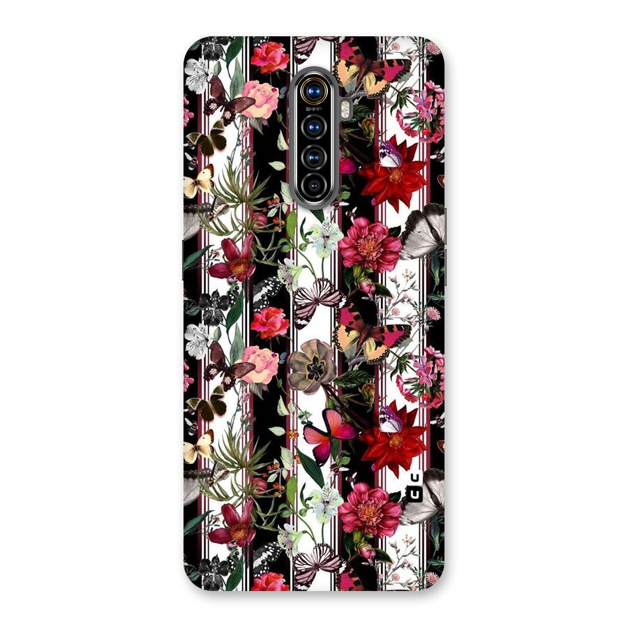 Butterfly Flowers Back Case for Realme X2 Pro