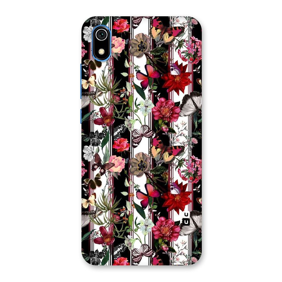 Butterfly Flowers Back Case for Redmi 7A