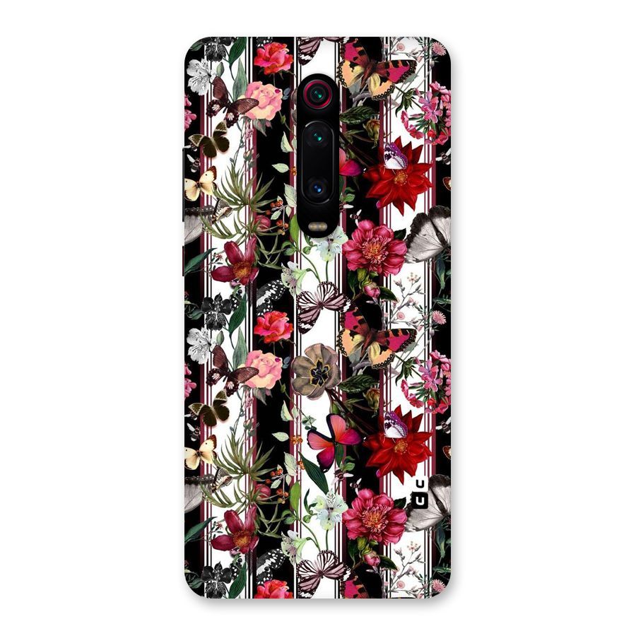 Butterfly Flowers Back Case for Redmi K20
