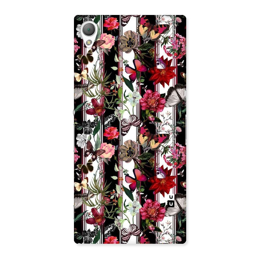 Butterfly Flowers Back Case for Sony Xperia Z3