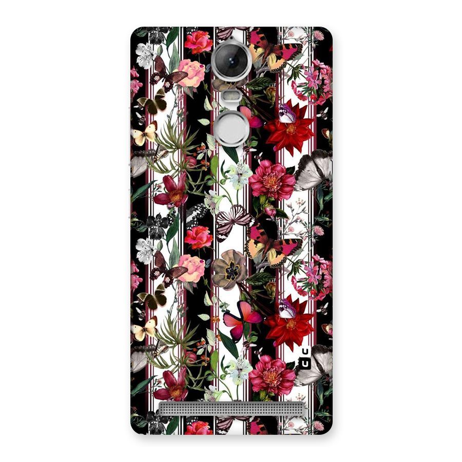 Butterfly Flowers Back Case for Vibe K5 Note