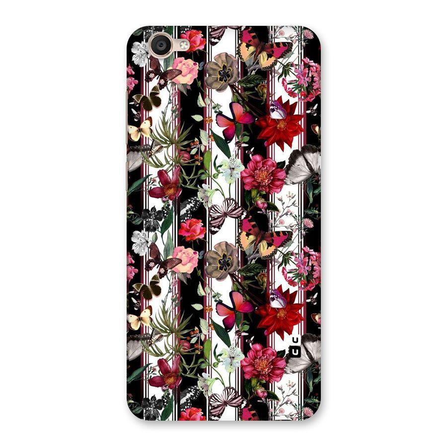 Butterfly Flowers Back Case for Vivo Y55s