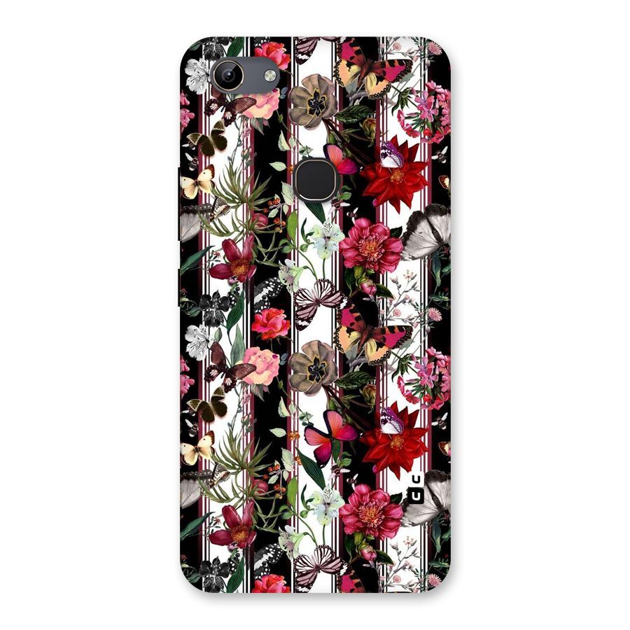 Butterfly Flowers Back Case for Vivo Y81