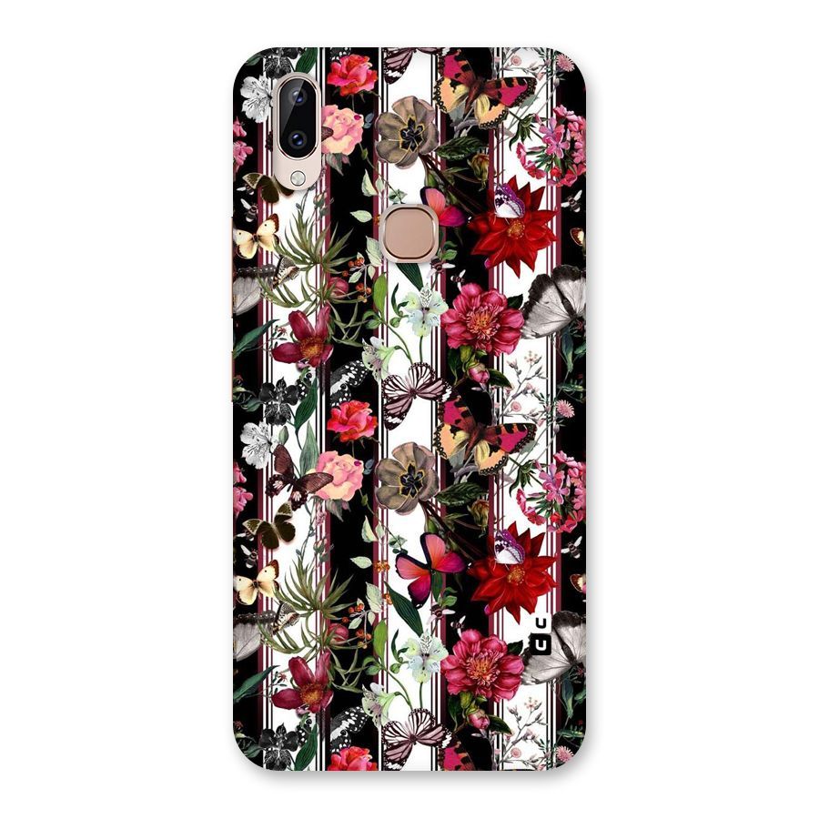 Butterfly Flowers Back Case for Vivo Y83 Pro