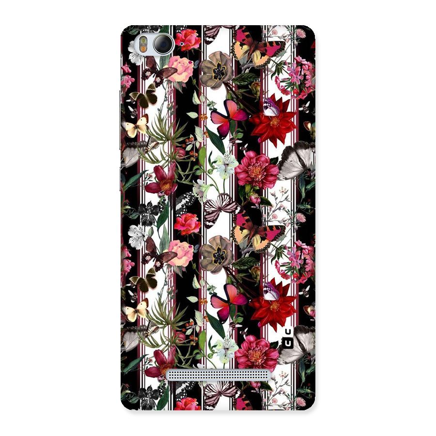 Butterfly Flowers Back Case for Xiaomi Mi4i