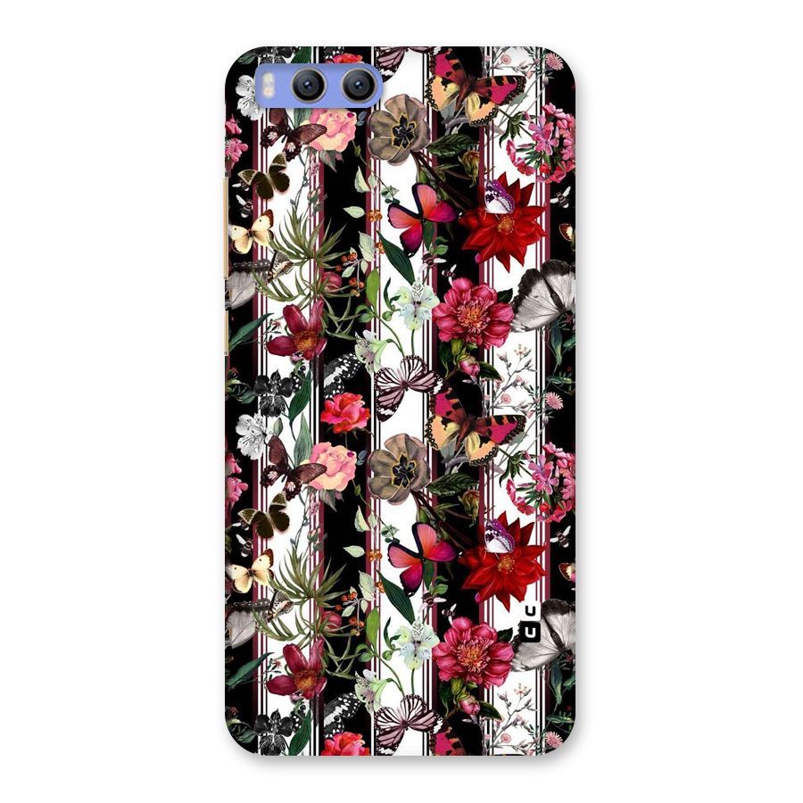 Butterfly Flowers Back Case for Xiaomi Mi 6