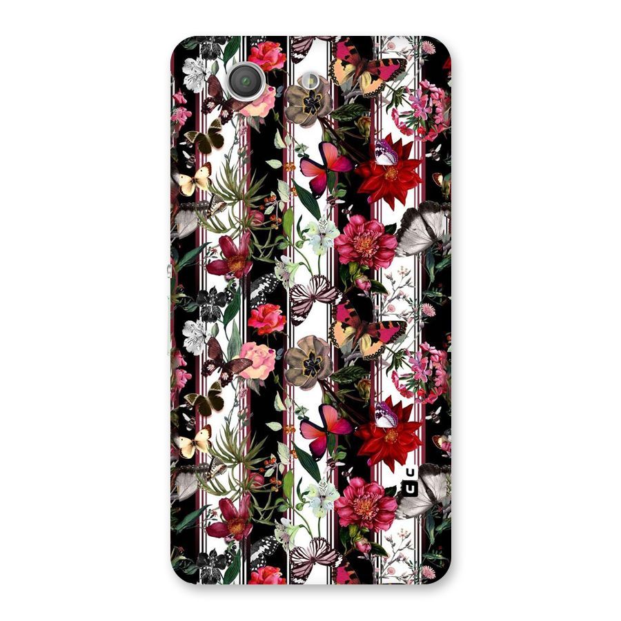 Butterfly Flowers Back Case for Xperia Z3 Compact