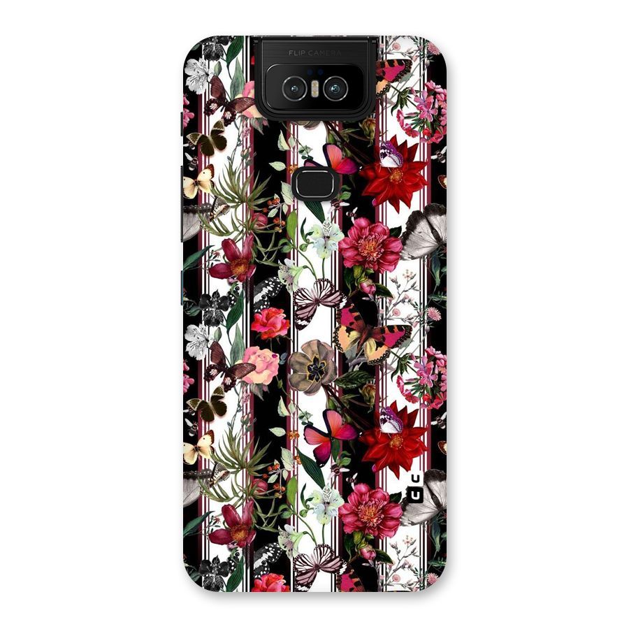 Butterfly Flowers Back Case for Zenfone 6z