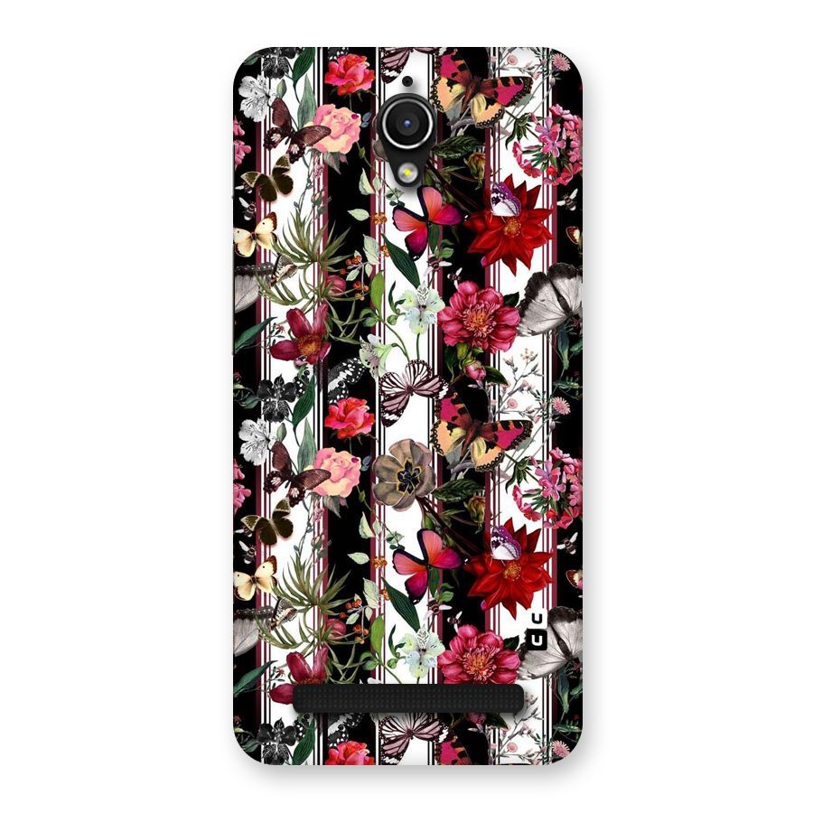 Butterfly Flowers Back Case for Zenfone Go