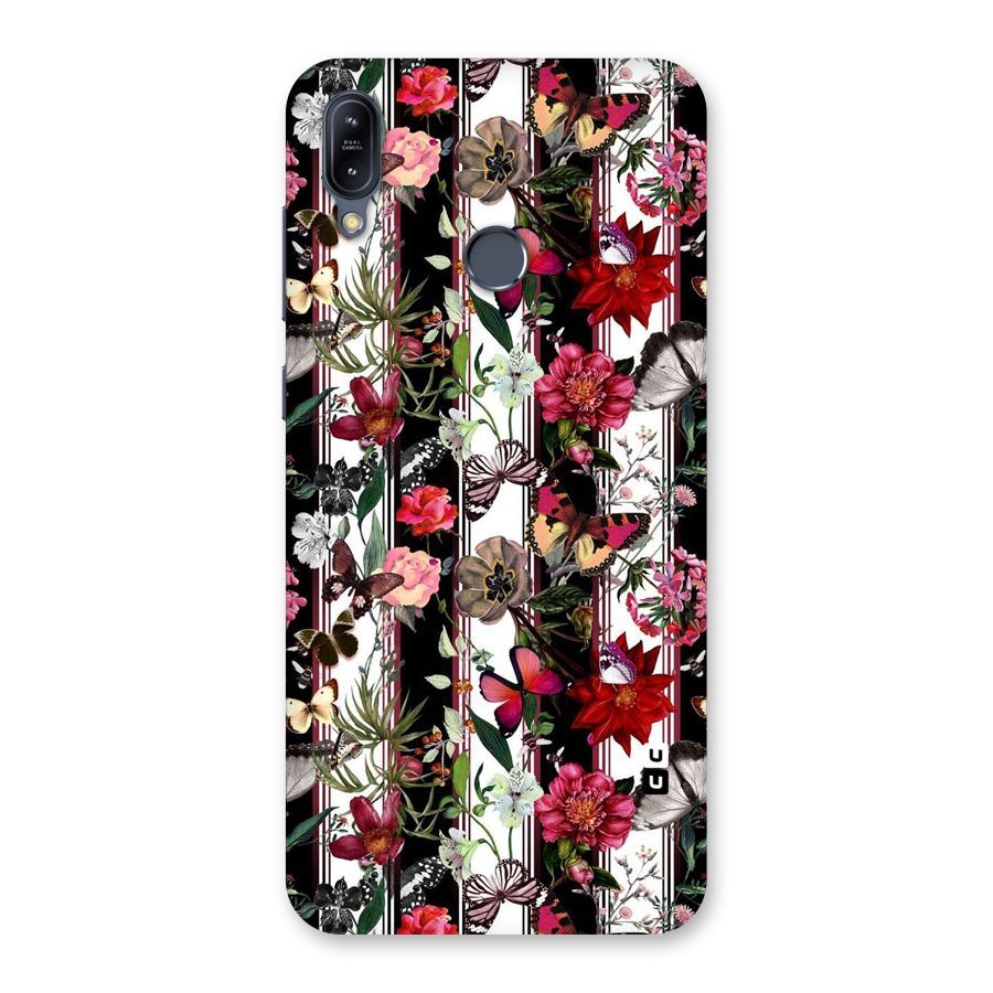 Butterfly Flowers Back Case for Zenfone Max M2
