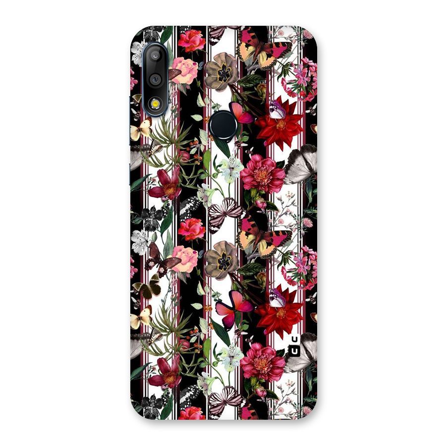 Butterfly Flowers Back Case for Zenfone Max Pro M2