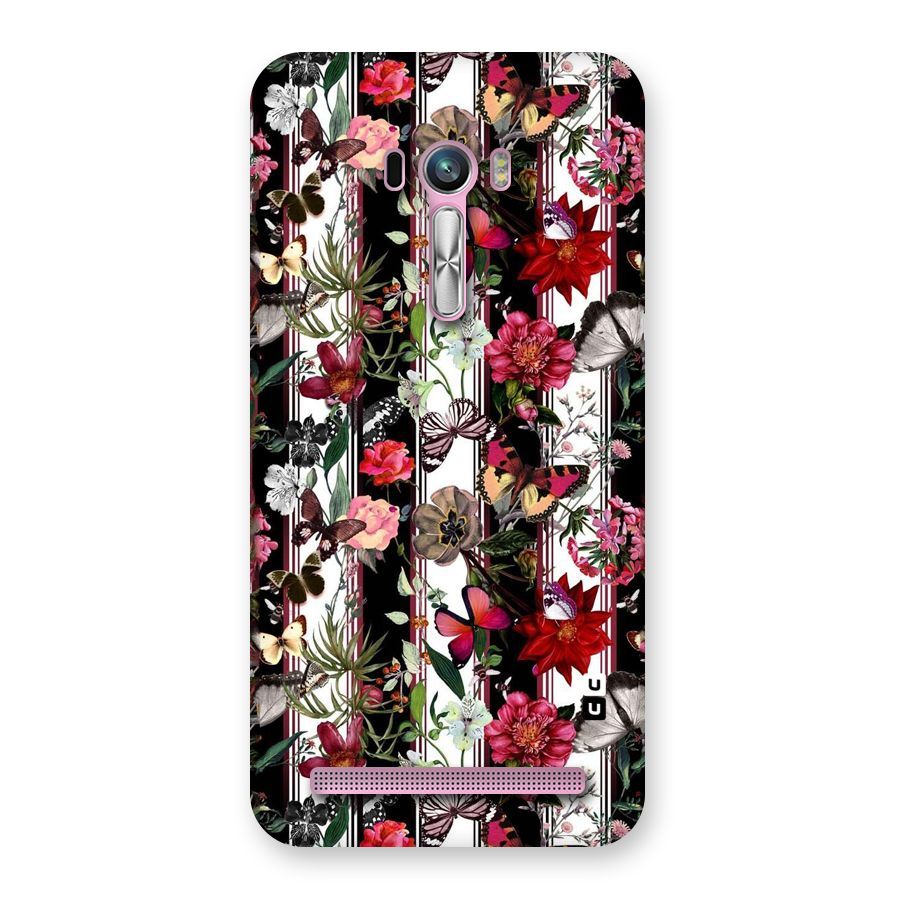 Butterfly Flowers Back Case for Zenfone Selfie