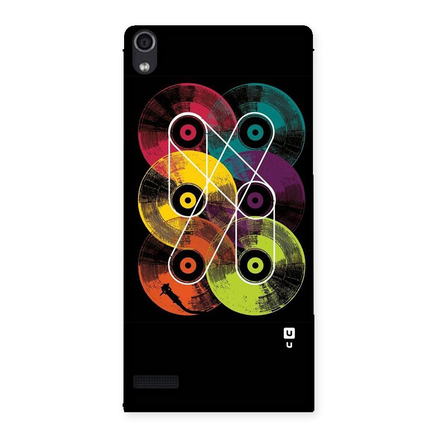 CD Tapes Back Case for Ascend P6