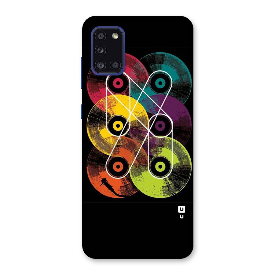 CD Tapes Back Case for Galaxy A31