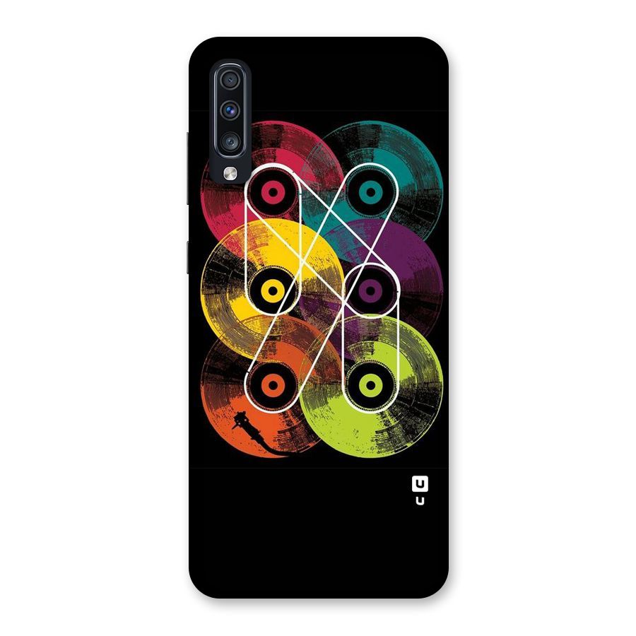 CD Tapes Back Case for Galaxy A70