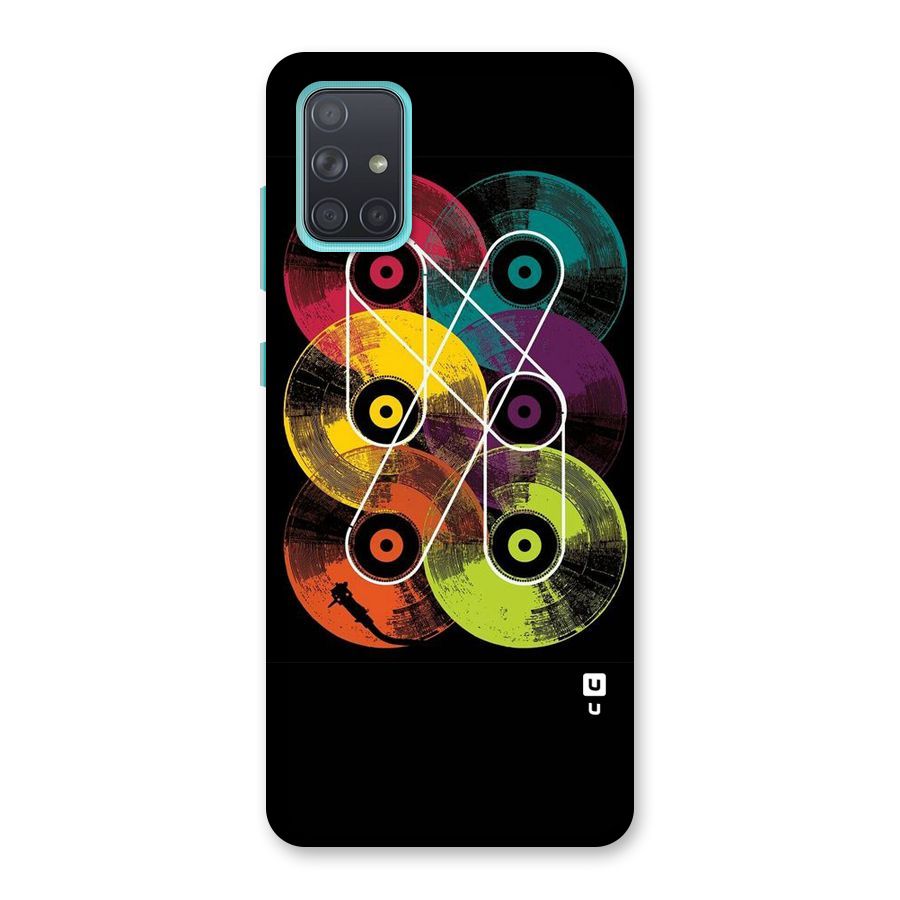 CD Tapes Back Case for Galaxy A71