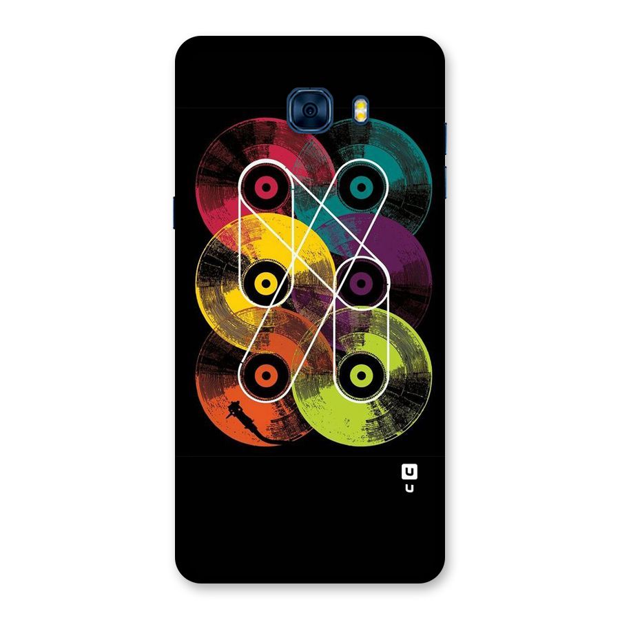 CD Tapes Back Case for Galaxy C7 Pro