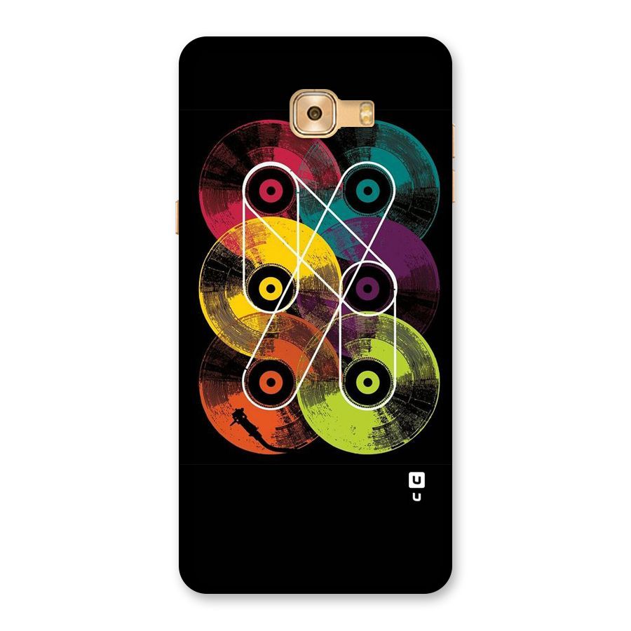CD Tapes Back Case for Galaxy C9 Pro