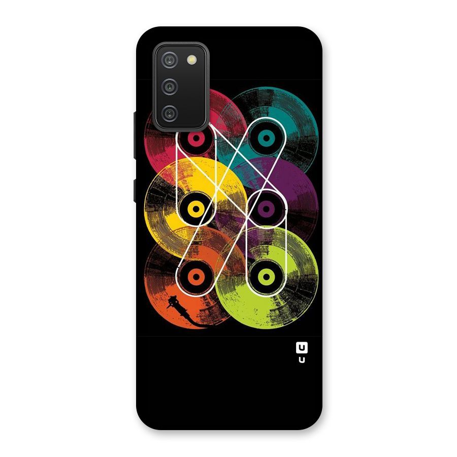 CD Tapes Back Case for Galaxy M02s