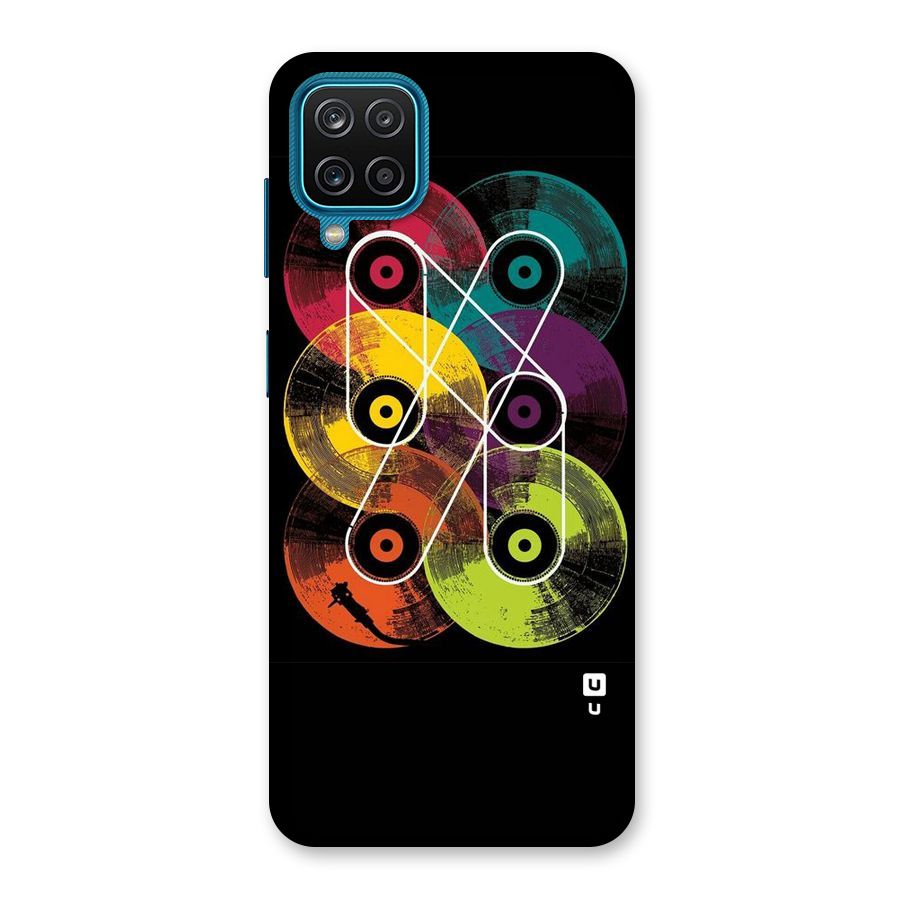 CD Tapes Back Case for Galaxy M12