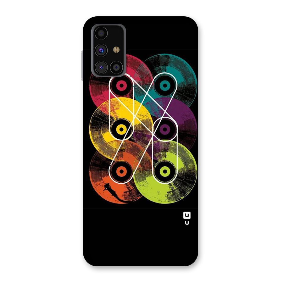CD Tapes Back Case for Galaxy M31s