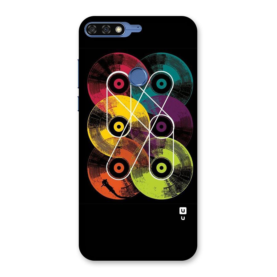 CD Tapes Back Case for Honor 7C
