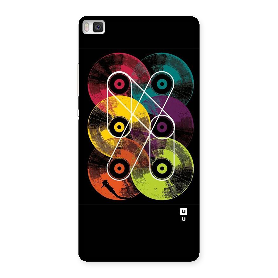 CD Tapes Back Case for Huawei P8