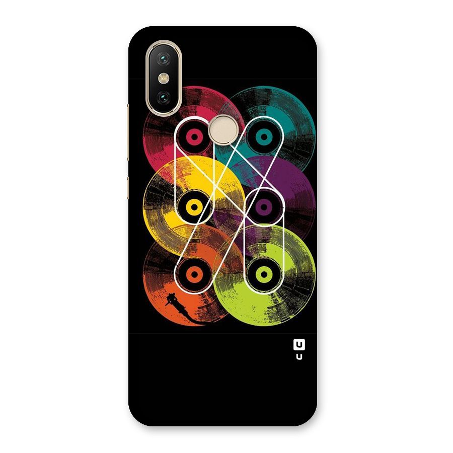 CD Tapes Back Case for Mi A2