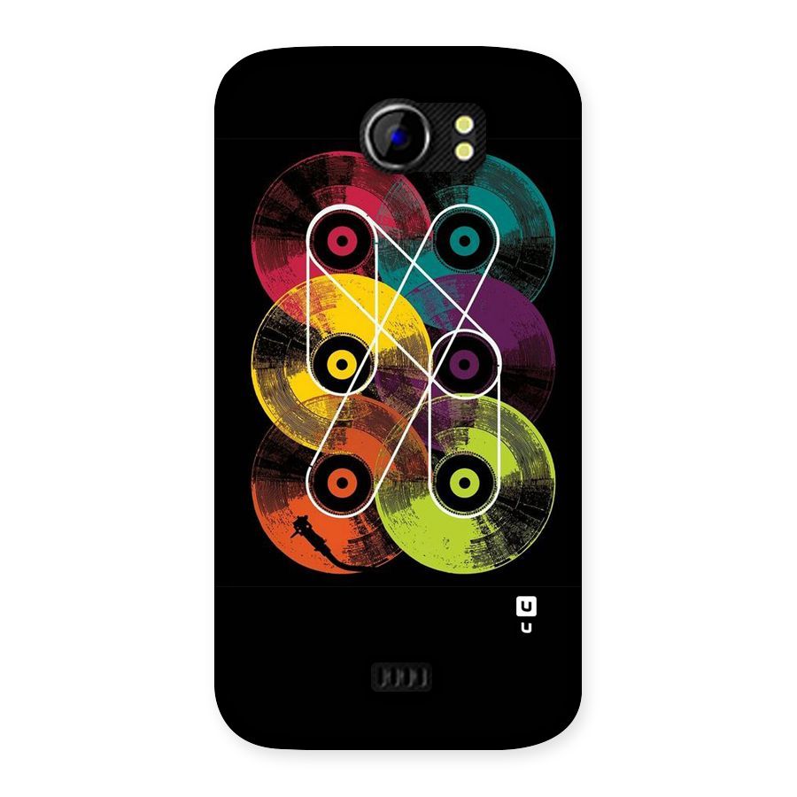 CD Tapes Back Case for Micromax Canvas 2 A110