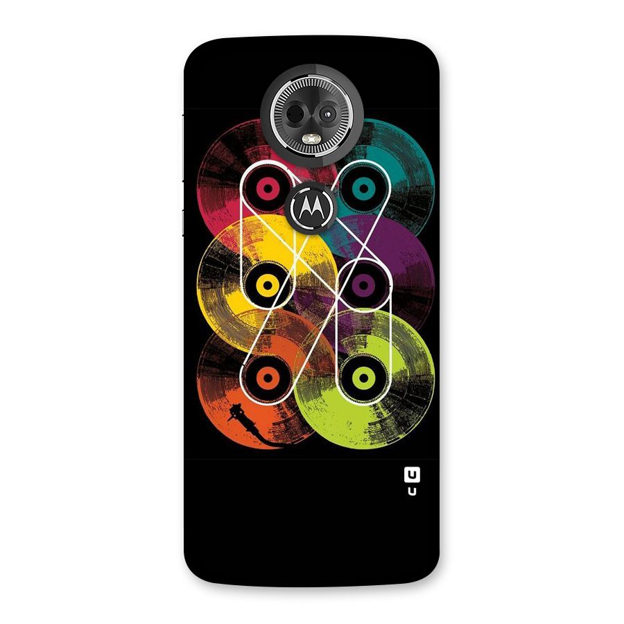 CD Tapes Back Case for Moto E5 Plus