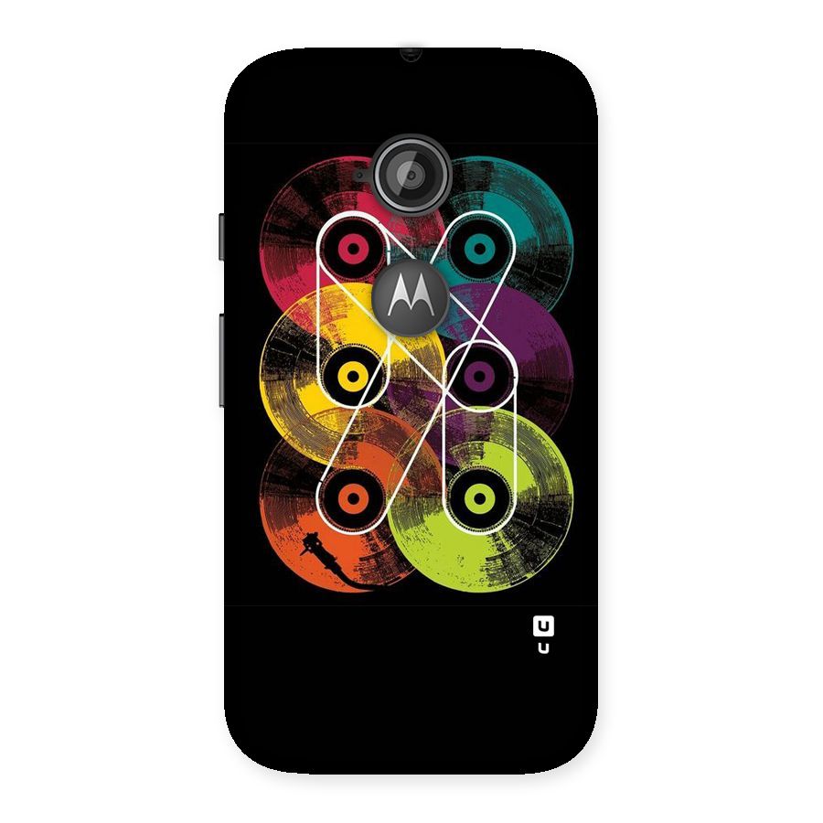 CD Tapes Back Case for Moto E 2nd Gen