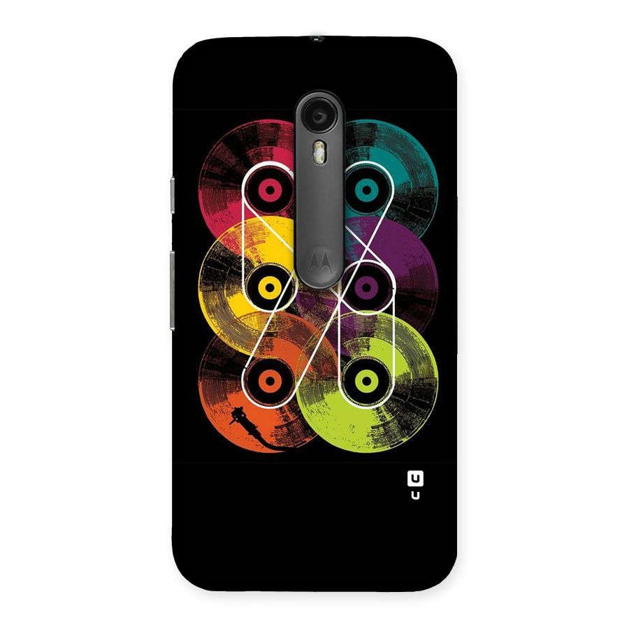 CD Tapes Back Case for Moto G3