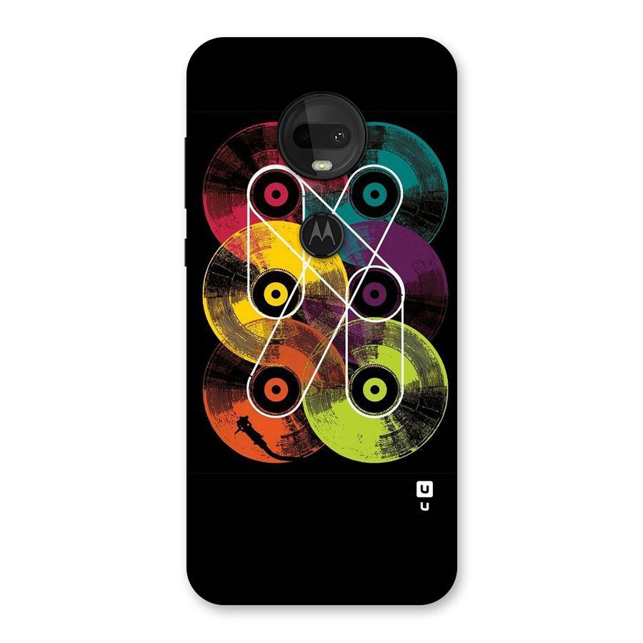 CD Tapes Back Case for Moto G7