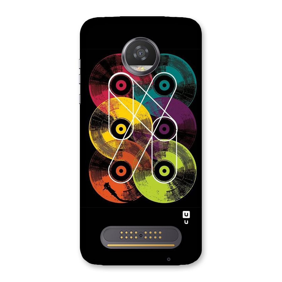 CD Tapes Back Case for Moto Z2 Play