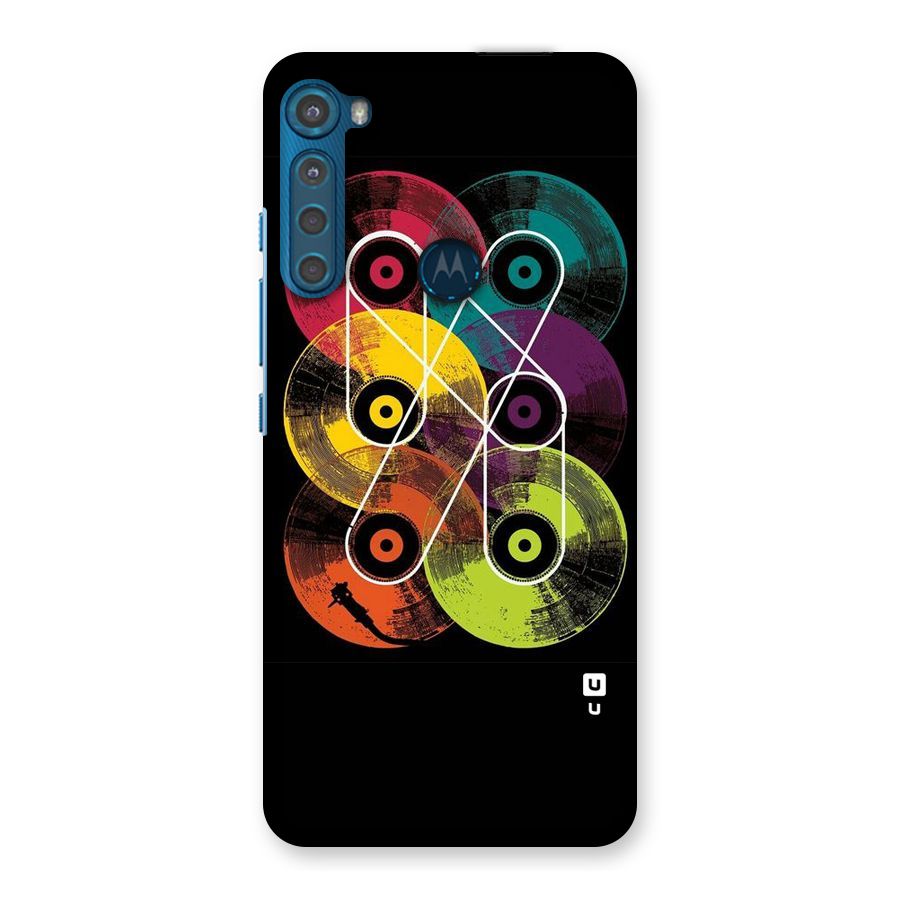CD Tapes Back Case for Motorola One Fusion Plus