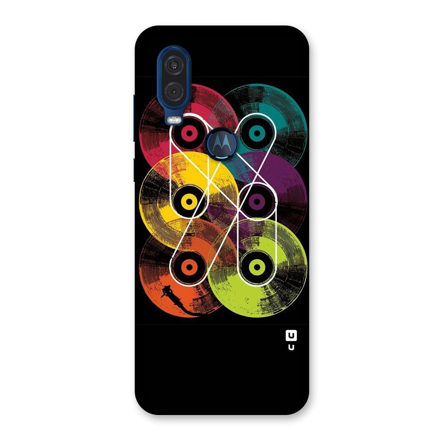 CD Tapes Back Case for Motorola One Vision